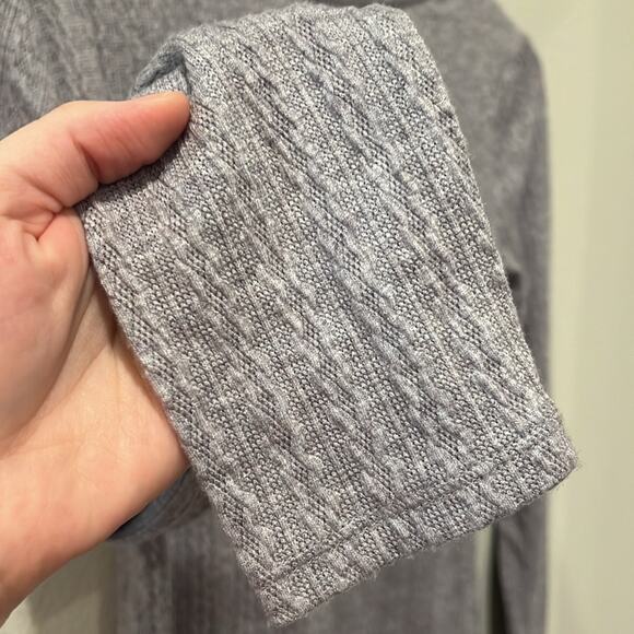 NWT LOFT Textured Longsleeve Scoop Neck Top | Size Small - Picture 6 of 7